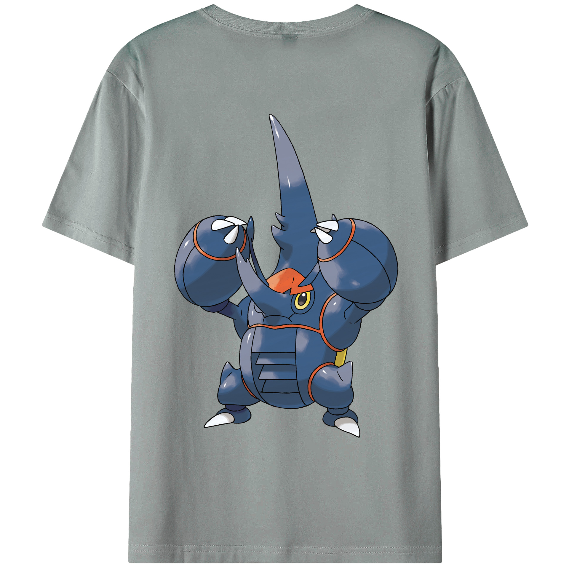 （画像用） ポケットモンスター Pokémon 綿100％ メンズ半袖Tシャツ（バックプリント） 通気性